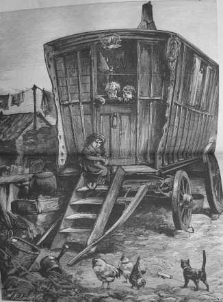 A Gipsy&rsquo;s van near Notting Hill, Latimer Road