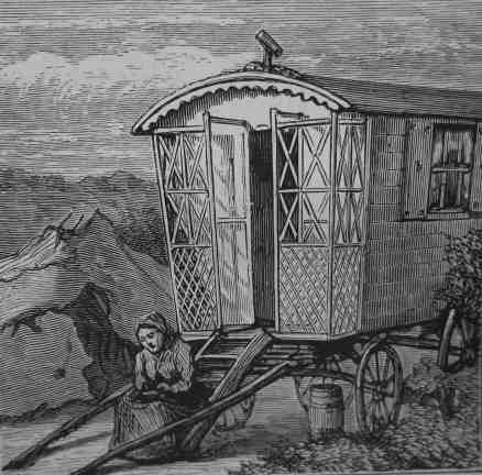 Outside a Christian Gipsy&rsquo;s van