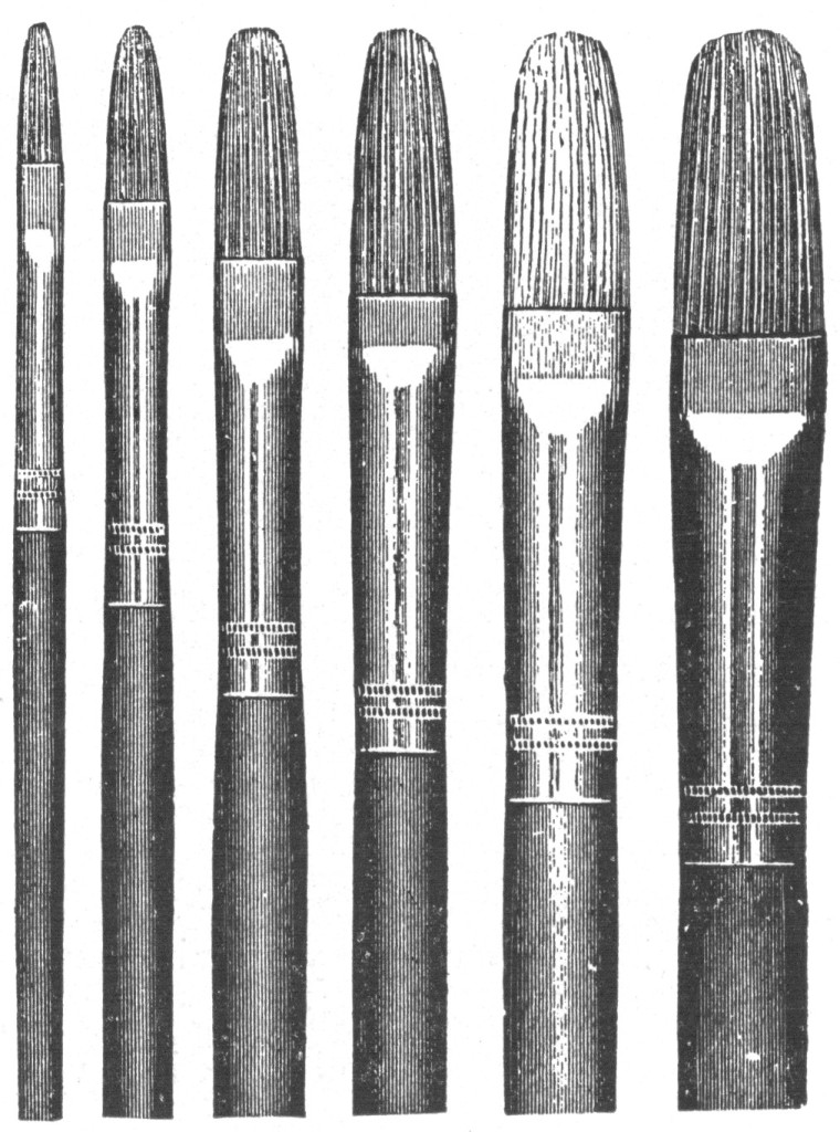Brushes.&mdash;Flat Bristle