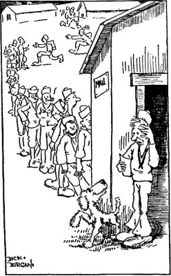 "A bill from a restaurant for $18.00 worth of past
luncheons"