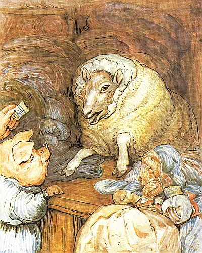 Come
with me to the wool shop—Fleecy Flock's wool shop