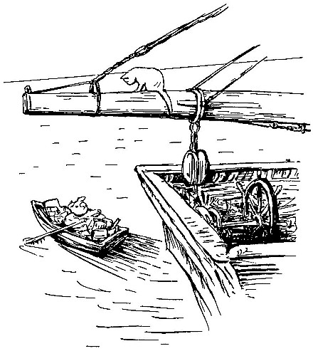 Robinson
rowed away from the Pound of Candles