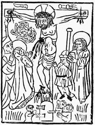 FIG. 3.&mdash;The Crucifixion. From the Manuscript 