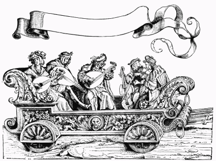 FIG. 46.&mdash;The Car of the Musicians. From 