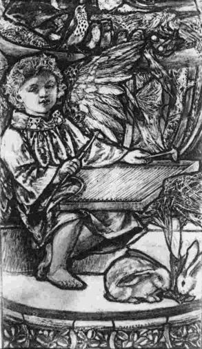 XV.&mdash;Part of Window. Tonbridge School Chapel, photographed from the Cartoon.