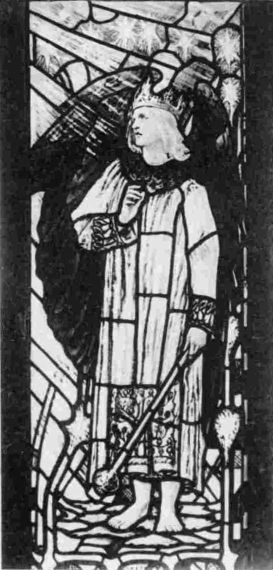 XVI.&mdash;Part of Window. Gloucester Cathedral.