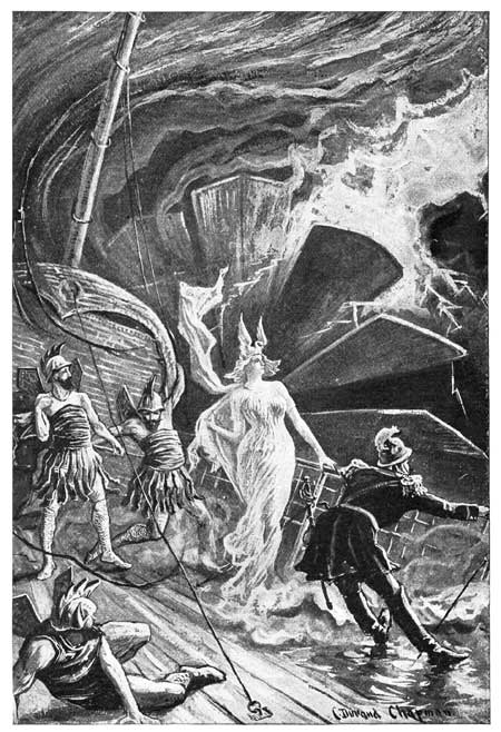 THE GODDESS STOOD HOLDING THE OUTER RAIL OF THE DECK,
THE INCARNATION OF COURAGE.