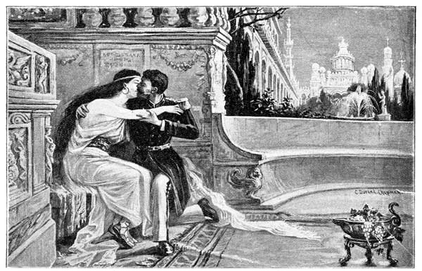 HER KISS WAS A BLINDING WHIRLWIND OF FLAME AND TEARS!
IT WAS THE PROCLAMATION OF WAR UPON ATVATABAR. THENCEFORTH WE BECAME A
NEW AND FORMIDABLE TWIN-SOUL.