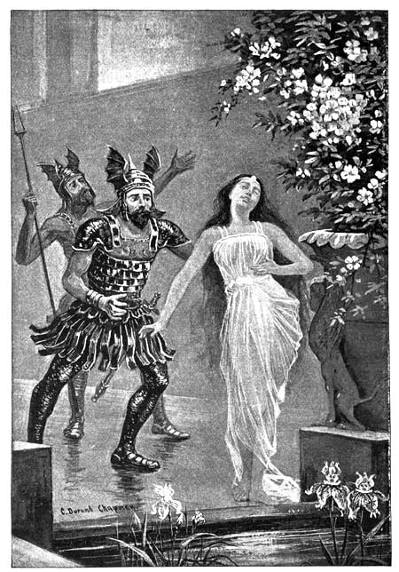 LYONE REACHED FOR A FLOWER AND IN DOING SO TOUCHED THE
VASE AND IMMEDIATELY FELL DEAD UPON THE FLOOR!