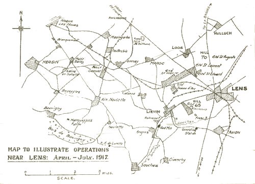 Map To Illustrate Operations
Near Lens.