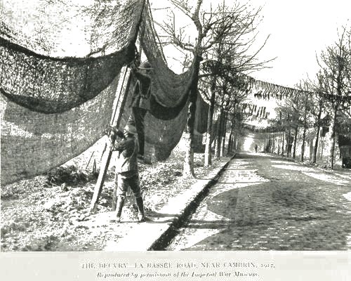 The Beuvry&mdash;la Bass�e Road, Near Cambrin, 1917.