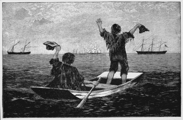 SAVED AT SEA.
Page 290.