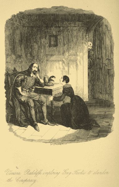 Viviana Radcliffe imploring Guy Fawkes to abandon the
Conspiracy
