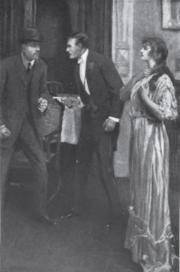 HE FOUND DENBY�S GUN UNDER HIS NOSE.

Frontispiece. See page 266.