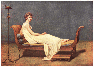 PLATE XLIV.&mdash;JACQUES LOUIS DAVID

PORTRAIT OF MME. R�CAMIER

Louvre, Paris