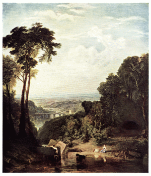 PLATE XLVII.&mdash;J. M. W. TURNER

CROSSING THE BROOK

National Gallery of British Art, London