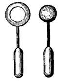 FIG. 2.—When the ball is heated, it become too large to slip through the ring.
 