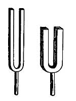 FIG. 172.—The pitch given out by a fork depends upon
its shape.