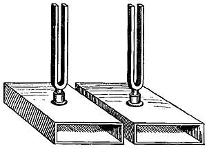FIG. 174.—When the first fork vibrates, the second
responds.