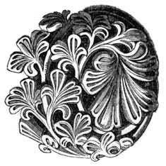 Boss of Sculptured Foliage, Warmington Church,
Northamptonshire.