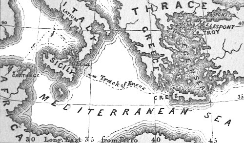 Wanderings of �neas.