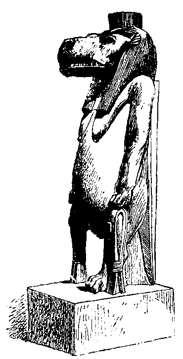 Fig 203.--The goddess Th�eris. Sa�te work. 