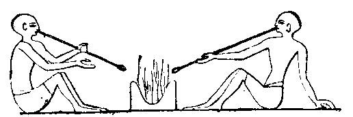Fig 224.--Glass-blowers from Twelfth Dynasty tomb.
